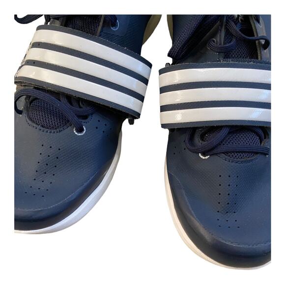 Adidas Adizero Track and Field Spikes Mens Size 11.5 Blue Top Strap Event Shoes - Picture 7 of 8